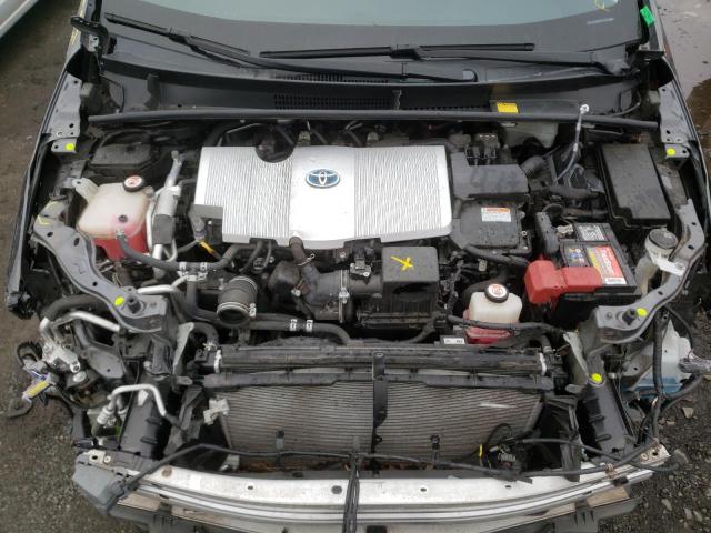 JTDKARFPXH3066970 - 2017 TOYOTA PRIUS PRIM ნაცრისფერი ფოტო 11
