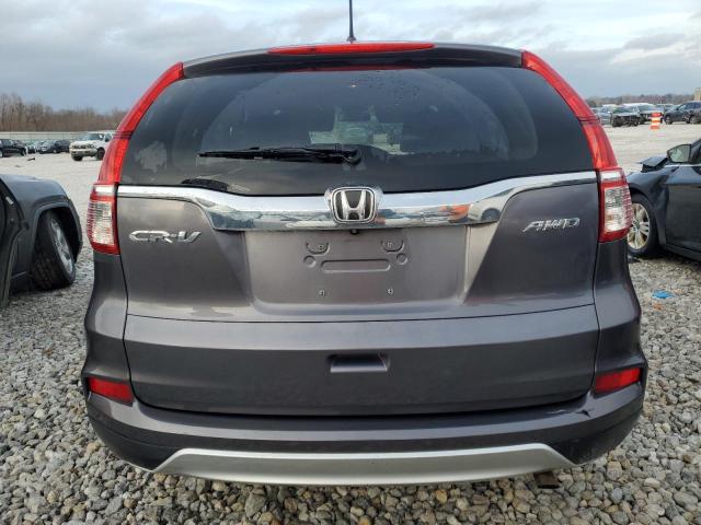 5J6RM4H58FL049676 - 2015 HONDA CR-V EX SILVER photo 6