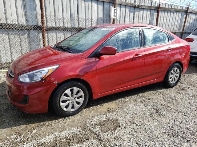 KMHCT4AE8HU360221 - 2017 HYUNDAI ACCENT SE RED photo 1