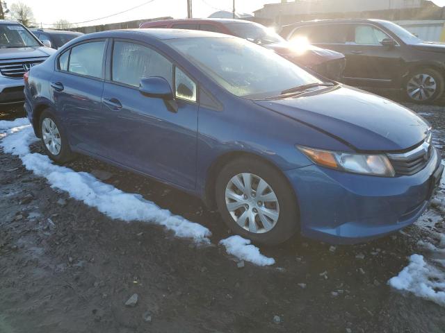 19XFB2F57CE369209 - 2012 HONDA CIVIC LX BLUE photo 4