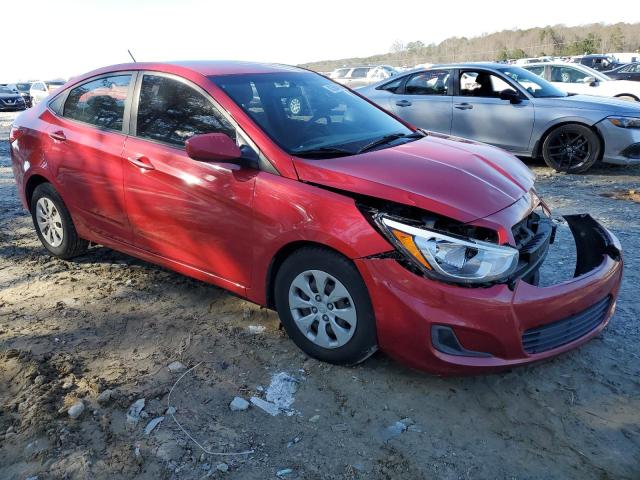 KMHCT4AE3GU059693 - 2016 HYUNDAI ACCENT SE RED photo 4