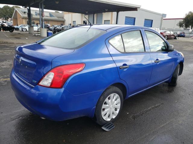 3N1CN7AP7CL908538 - 2012 NISSAN VERSA S BLUE photo 3