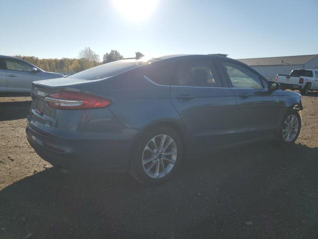 3FA6P0HD3KR231030 - 2019 FORD FUSION SE Blau Foto 3