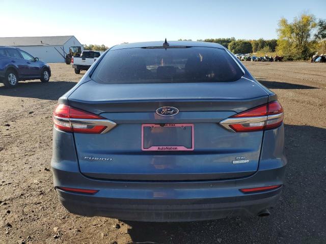 3FA6P0HD3KR231030 - 2019 FORD FUSION SE Blau Foto 6