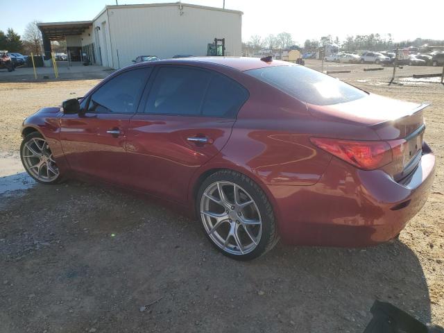 JN1BV7AP9EM677999 - 2014 INFINITI Q50 BASE MAROON photo 2