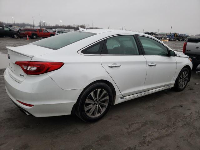 5NPE34AF4FH148137 - 2015 HYUNDAI SONATA SPORT WHITE photo 3