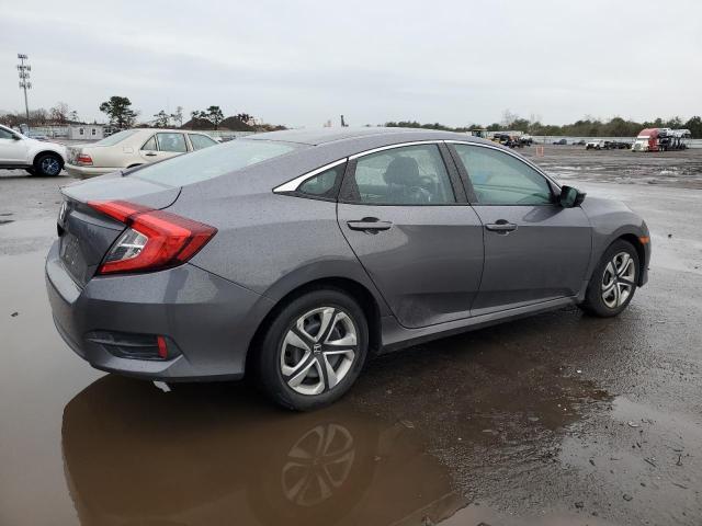 2HGFC2F50JH607126 - 2018 HONDA CIVIC LX GRAY photo 3