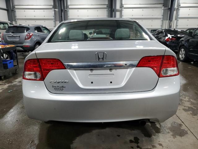 1HGFA16529L009358 - 2009 HONDA CIVIC LX SILVER photo 6