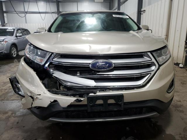 2FMPK4J8XJBB22381 - 2018 FORD EDGE SEL TAN photo 5