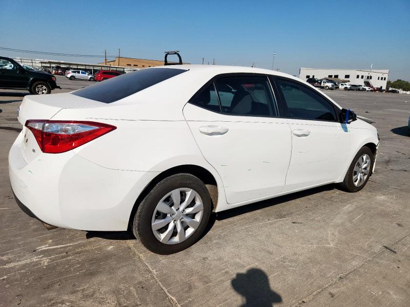 5YFBURHE6GP509172 - 2016 TOYOTA COROLLA LE L WHITE photo 3