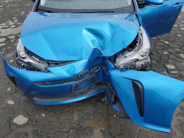 JTDKARFU3K3072767 - 2019 TOYOTA PRIUS ლურჯი ფოტო 11