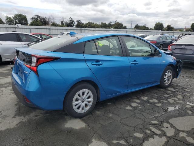 JTDKARFU3K3072767 - 2019 TOYOTA PRIUS ლურჯი ფოტო 3
