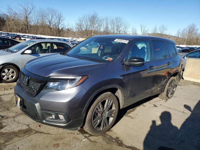 5FNYF8H5XMB030677 - 2021 HONDA PASSPORT EXL GRAY photo 1