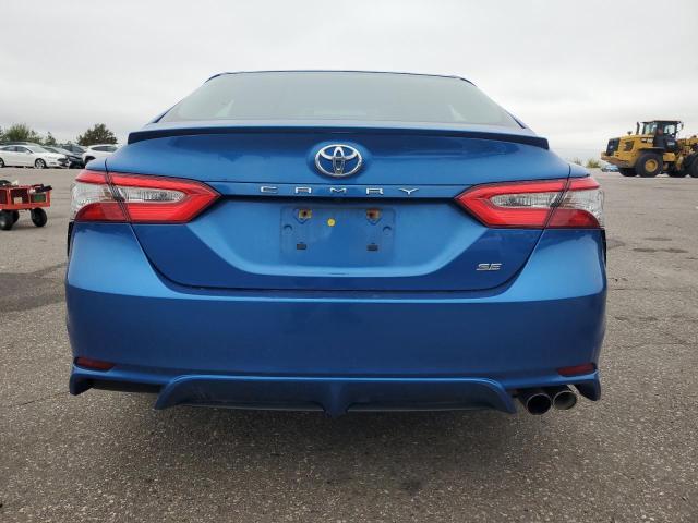 4T1B11HK4JU051007 - 2018 TOYOTA CAMRY L BLUE photo 6