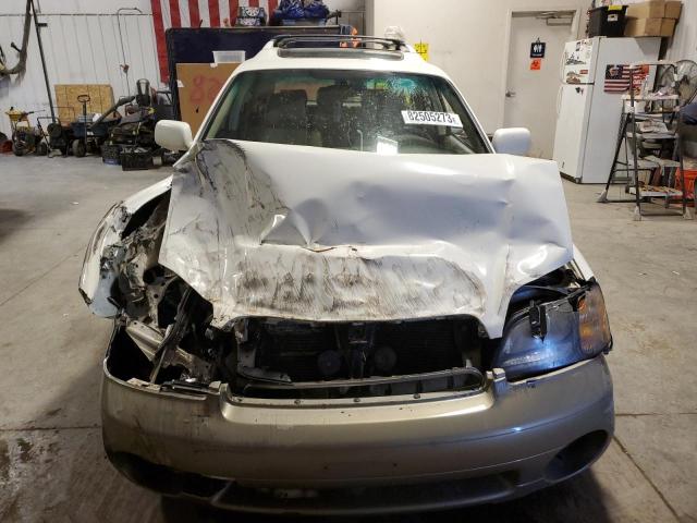 4S3BH686417617410 - 2001 SUBARU LEGACY OUTBACK LIMITED WHITE photo 5