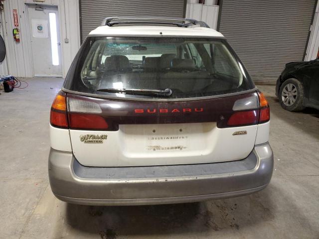 4S3BH686417617410 - 2001 SUBARU LEGACY OUTBACK LIMITED WHITE photo 6