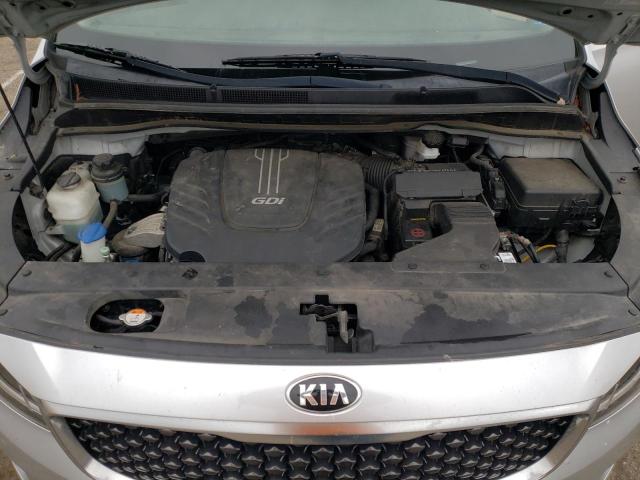 KNDMA5C10G6150360 - 2016 KIA SEDONA L SILVER photo 11