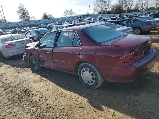 2G4WS52J051108245 - 2005 BUICK CENTURY CUSTOM RED photo 2