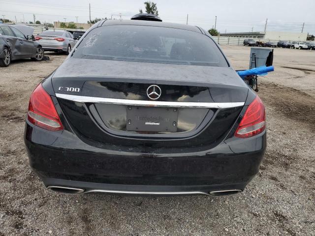 55SWF4JB6GU163858 - 2016 MERCEDES-BENZ C 300 BLACK photo 6