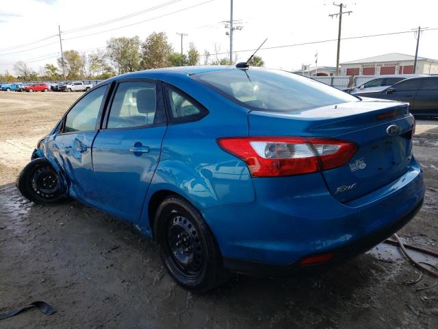 1FAHP3F27CL293140 - 2012 FORD FOCUS SE BLUE photo 2