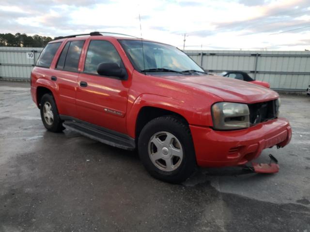 1GNDS13S522302056 - 2002 CHEVROLET TRAILBLAZE RED photo 4