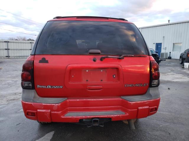 1GNDS13S522302056 - 2002 CHEVROLET TRAILBLAZE RED photo 6