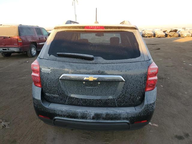 2GNALCEK9H1594165 - 2017 CHEVROLET EQUINOX LT BLACK photo 6