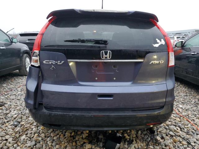 JHLRM4H76CC008324 - 2012 HONDA CR-V EXL BLUE photo 6