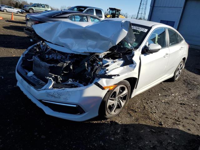 2HGFC2F64LH575535 - 2020 HONDA CIVIC LX WHITE photo 1