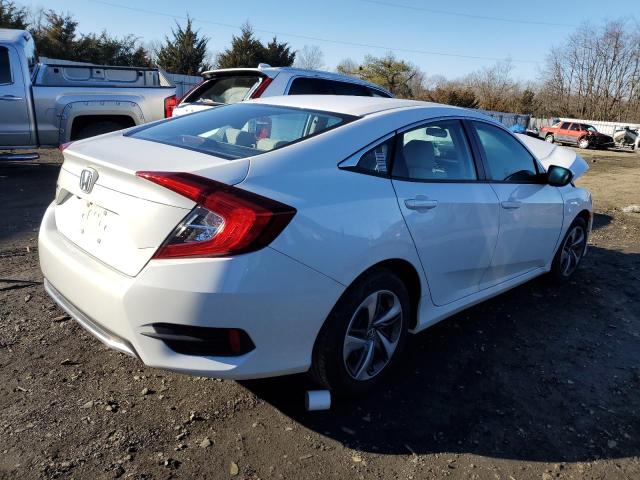 2HGFC2F64LH575535 - 2020 HONDA CIVIC LX WHITE photo 3