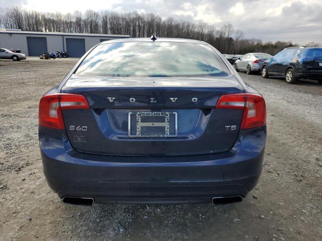 YV140MFK8F2355264 - 2015 VOLVO S60 PREMIER BLUE photo 6