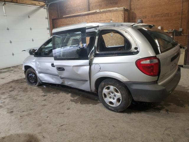 1B4GP15B12B667187 - 2002 DODGE CARAVAN EC SILVER photo 2