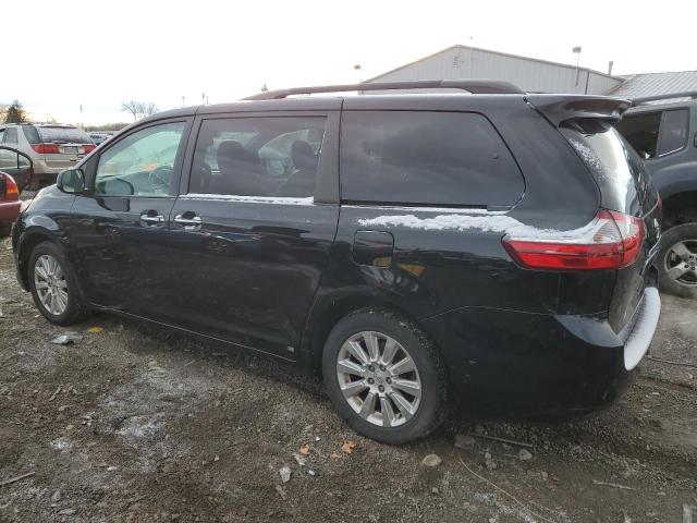 5TDDK3DCXFS115731 - 2015 TOYOTA SIENNA XLE BLACK photo 2