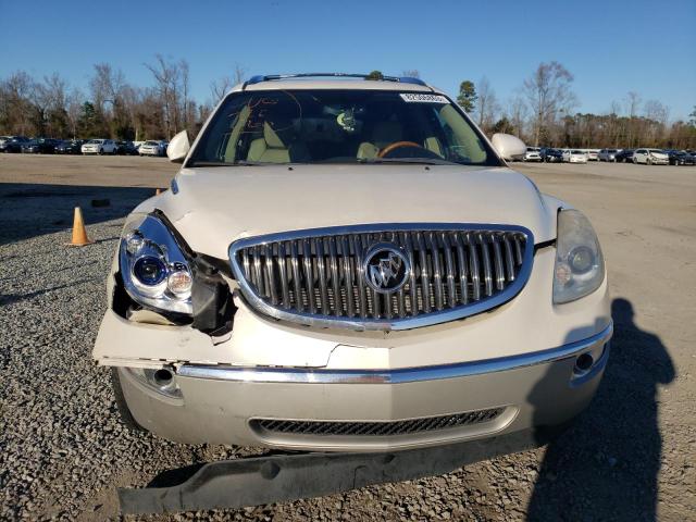 5GAKRCED0BJ381231 - 2011 BUICK ENCLAVE CXL WHITE photo 5