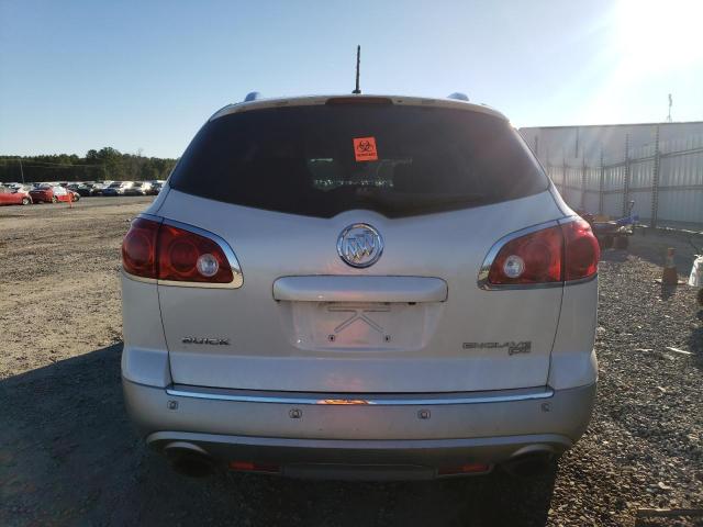 5GAKRCED0BJ381231 - 2011 BUICK ENCLAVE CXL WHITE photo 6