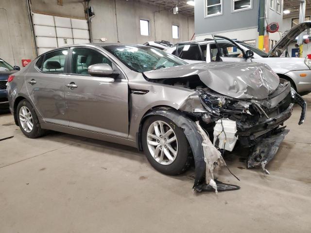 5XXGM4A71DG251863 - 2013 KIA OPTIMA LX GRAY photo 4