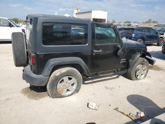 1C4AJWAG2CL100507 - 2012 JEEP WRANGLER SPORT BLACK photo 3