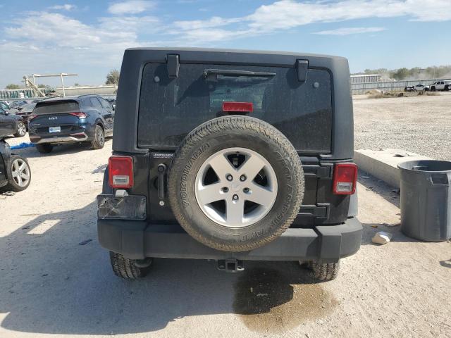 1C4AJWAG2CL100507 - 2012 JEEP WRANGLER SPORT BLACK photo 6