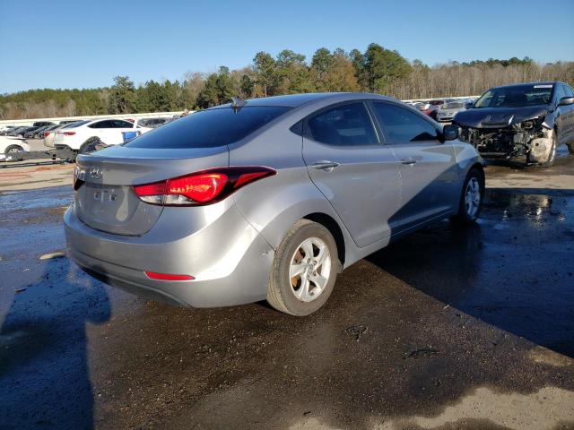 5NPDH4AEXFH606056 - 2015 HYUNDAI ELANTRA SE SILVER photo 3