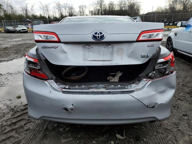 4T1BD1FK8DU063675 - 2013 TOYOTA CAMRY HYBRID SILVER photo 6