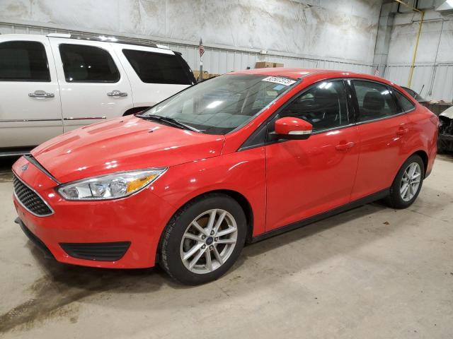 1FADP3F27GL207829 - 2016 FORD FOCUS SE RED photo 1