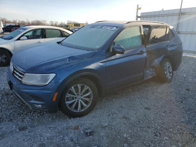 3VV0B7AXXJM011327 - 2018 VOLKSWAGEN TIGUAN S BLUE photo 1