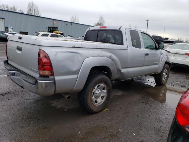 5TEUU42NX5Z085555 - 2005 TOYOTA TACOMA ACCESS CAB SILVER photo 3