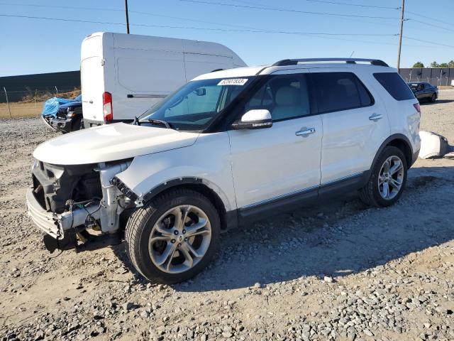 1FM5K7F89DGB24184 - 2013 FORD EXPLORER LIMITED WHITE photo 1