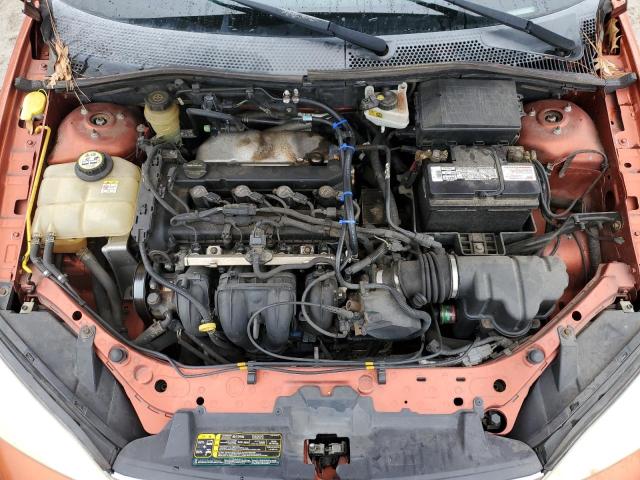 3FAFP31N65R145610 - 2005 FORD FOCUS ZX3 ORANGE photo 11