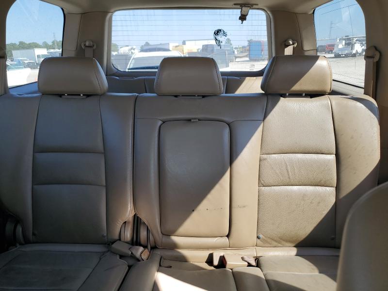 5FNYF28628B014484 - 2008 HONDA PILOT EXL WHITE photo 10