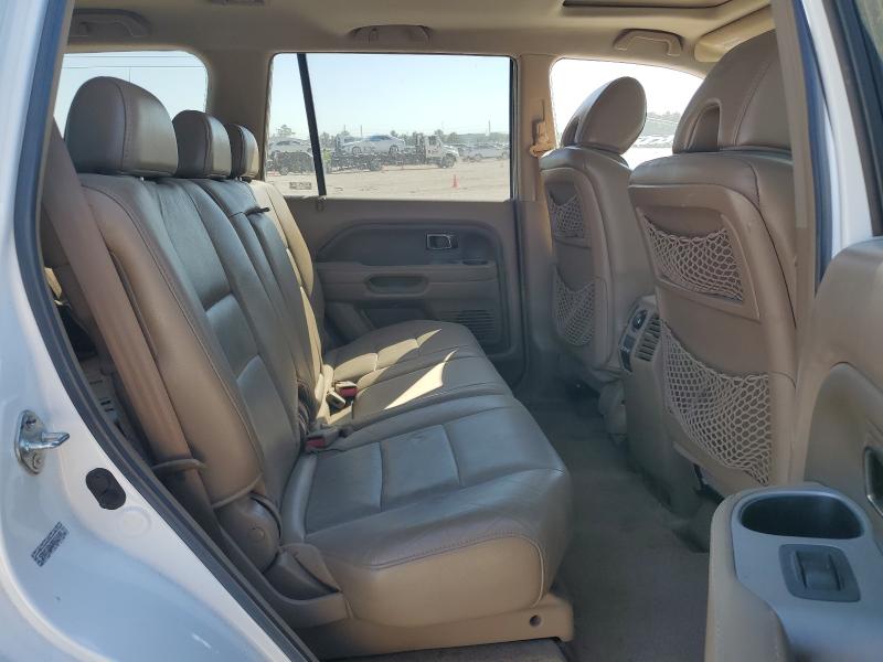 5FNYF28628B014484 - 2008 HONDA PILOT EXL WHITE photo 11