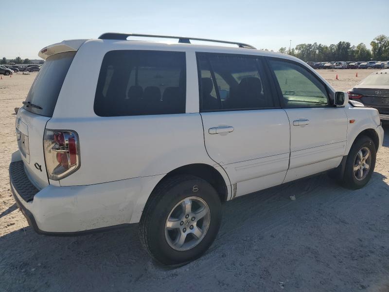 5FNYF28628B014484 - 2008 HONDA PILOT EXL WHITE photo 3