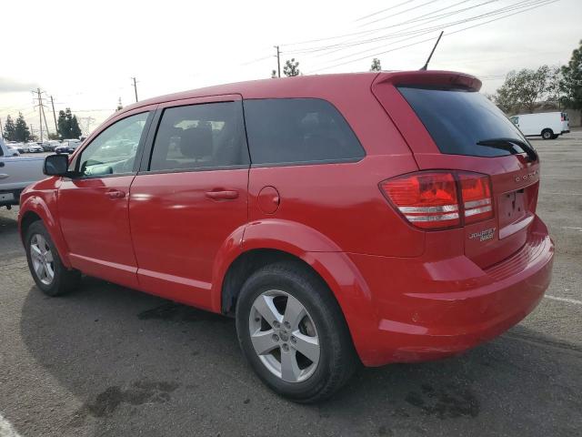 3C4PDCAB0DT541739 - 2013 DODGE JOURNEY SE RED photo 2