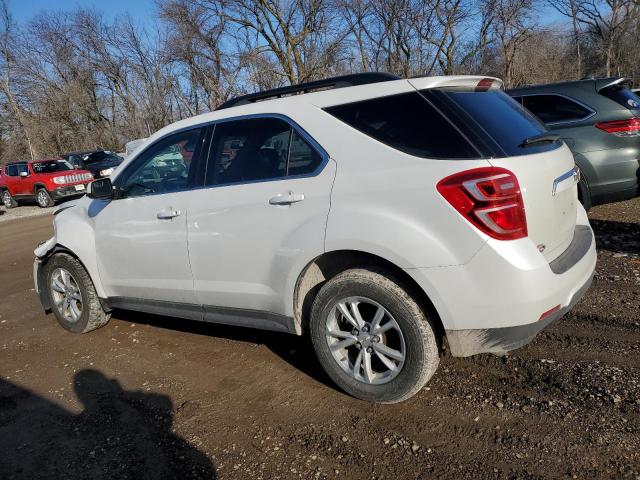 2GNALCEK6G6120725 - 2016 CHEVROLET EQUINOX LT WHITE photo 2